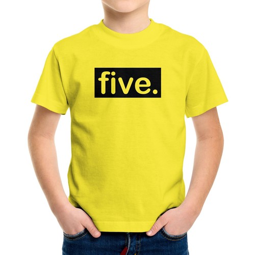 Toddler Kids Youth T-shirt 5th Birthday Shirt 5 Year Old boy Birthday Five Fifth - Picture 17 of 18