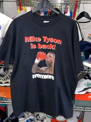 Vintage Mike Tyson Vs McNeeley Shirt Premiere XL Deadstock 1995 He Is Back