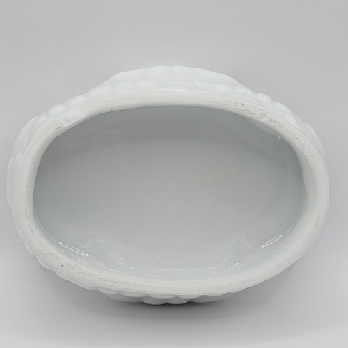 Uniquely THING Hand On Top of White Porcelain Trinket Box 1898 China Company - Picture 7 of 22