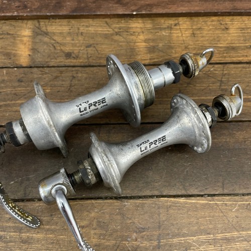 Vintage Suntour LePree Hub Set 36 Hole 1980s Road Bike Tour 36h 126 100 Alloy - Picture 4 of 15