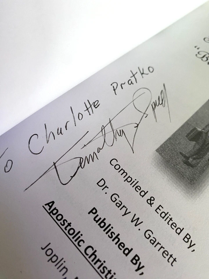 SIGNED Spellbound The Life and Times of  Bishop BA Spell Bervick 1st Print 2017 - Image 4 of 4