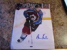 ALEX KERFOOT SIGNED 8X10 MATTE PHOTO COLORADO AVALANCHE TORONTO MAPLE LEAFS 