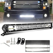 20" LED Lower Bumper Straight Work Light Bar Spot Flood 22 inch For Ford F150