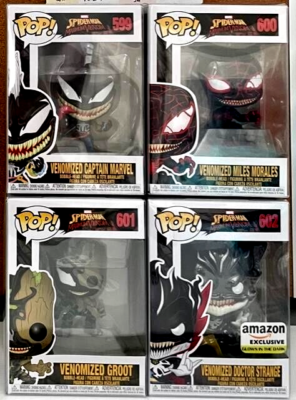 Funko Pop! Marvel Spider-Man Maximum Venom VENOMIZED #599,#600