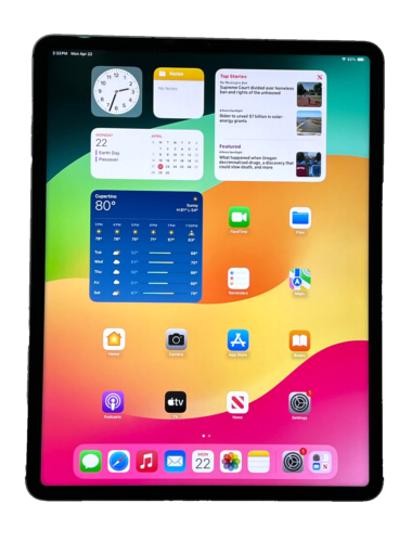 Apple iPad Pro 5. generacji 256GB, Wi-Fi + 5G (odblokowany), 12,9 cala - gwiezdna szarość - Zdjęcie 1 z 19