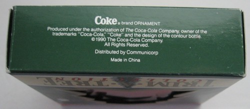 Coca Cola Trim a Tree Collection Santa Claus adorno de hojalata 1990 Coca-Cola - Imagen 4 de 8