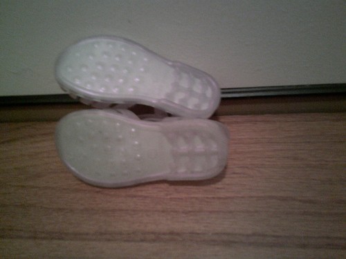 Wonder Nation Toddler Girl Jelly Shoes Size 6 - Picture 3 of 3