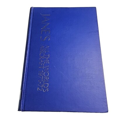 Janes All The Worlds Aircraft 1971 1972 Hardback Book EX-LIBRARY