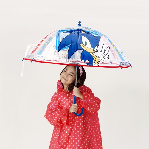Sonic Dome Umbrella for Kids Childrens Boys Girls Brolly with Safety Open - Picture 9 of 9