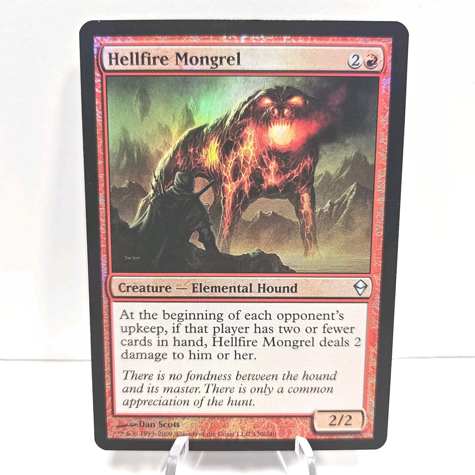 MTG Hellfire Mongrel Zendikar 130/249 Foil Uncommon