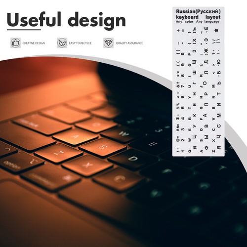 10 Pcs Russische Tastaturaufkleber Ersatzaufkleber Für Computertastaturen - Bild 12 von 12