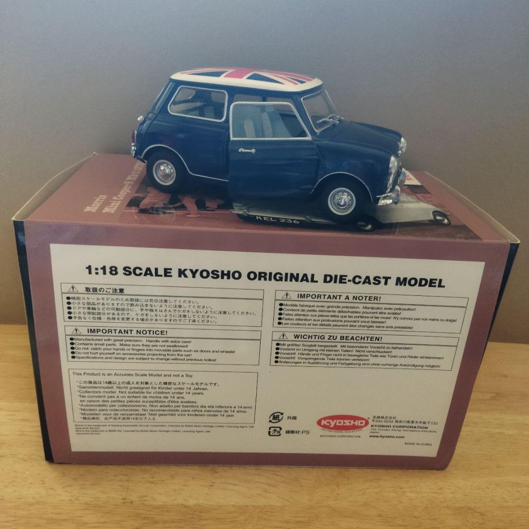 Kyosho 1/18 Morris Mini Cooper S Mk-1 1275S Union Jack Roof