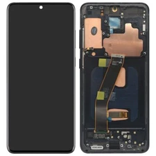 OEM Samsung Galaxy S20 5G OLED LCD Screen Digitizer+Midframe with Dots / Shadow