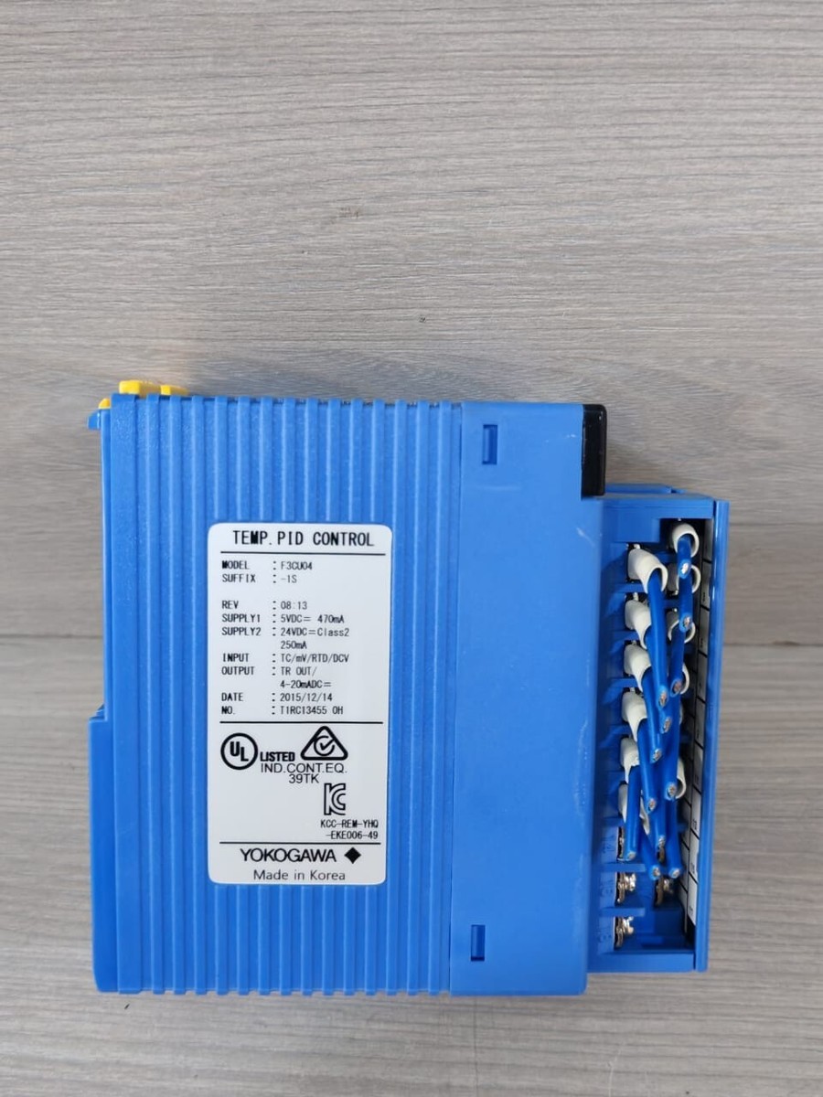 YOKOGAWA F3CU04-1S REV.08.13 TEMPERATURE PID CONTROL | eBay