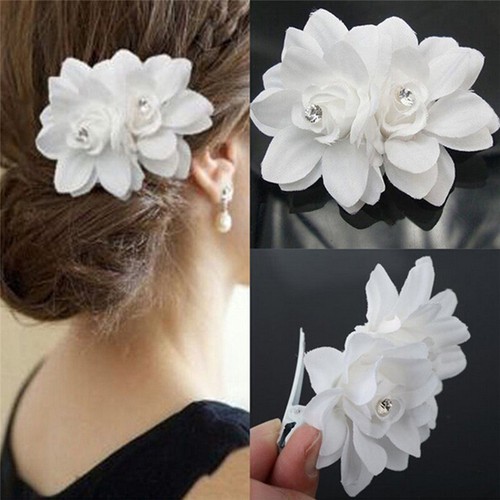 Womens Fashion Flower Hair Clip Hairpin Bridal Wedding Party Hair Accessories;;b - Picture 6 of 17