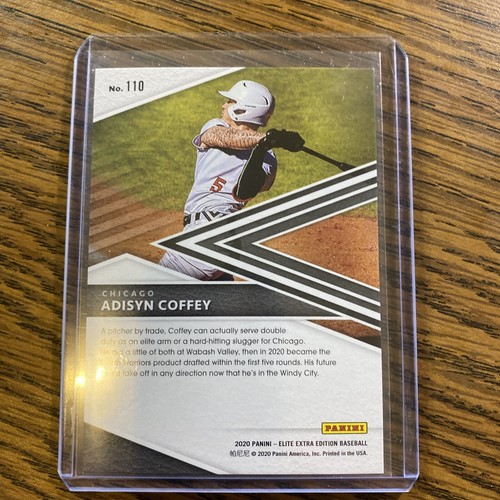 2020 PANINI Elite Extra Edition STATUS SSP ROOKIE RC ADISYN COFFEY 221/249 X17 - Picture 2 of 2