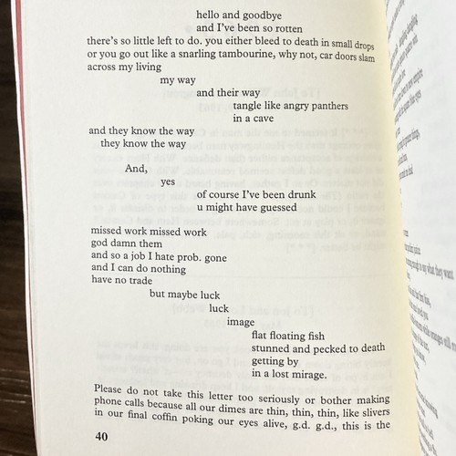 Living on Luck : Selected Letters Vol 2 - Charles Bukowski (1st tpb edition) - Picture 8 of 9