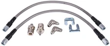 JEGS 630470 DOT Brake Hose Kit GM Aftermarket Brake Calipers Includes: (2) 90 de