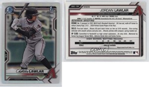 2021 Bowman Draft Chrome Refractor Jordan Lawlar #BDC-194