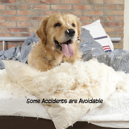 Indoor Pet Gate - 3-Panel Folding Dog Gate for Stairs or Doorways - 54x32-Inc... - Picture 6 of 7