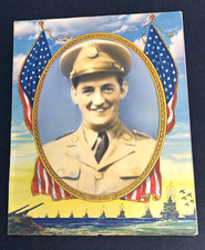 WWII US Army Soldier Patriotic 8x10 Portrait Photo
