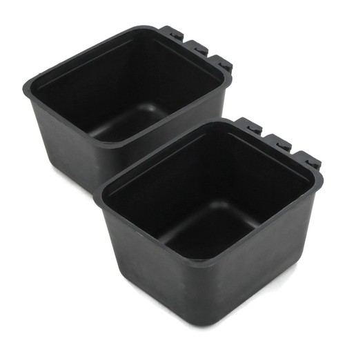 6-Pack) 1 Pint/ 16 Fl Oz Hanging Feed and Water Cage Cup For Poultry Waterfowl