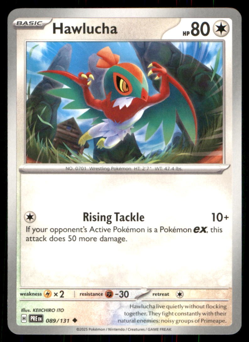 Hawlucha Uncommon SV: Prismatic Evolutions 089/131 NM