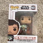 Funko Pop! Vinyl Star Wars The Mandalorian with Grogu Bobblehead #461 Figure