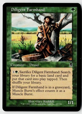 MTG Odyssey #237 Diligent Farmhand