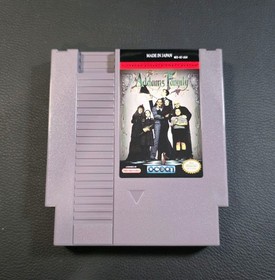 THE ADDAMS FAMILY for the NES Nintendo.  CIB