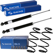 2x SACHS STOSSDÄMPFER+FAHRWERKSFEDER HINTEN passend für MERCEDES A/B-KLASSE W176