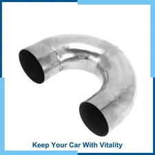 180 Degrees Mandrel Exhaust Tube 2.25" OD 3.94" Leg Length T304 Stainless Steel