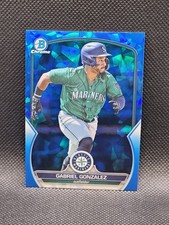 2023 Bowman Chrome Draft GABRIEL GONZALEZ sapphire refractor RC Twins BDC-72
