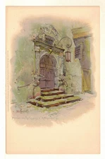 c1905 UDB Art PC: Portal im Rathaus - Rothenburg, Germany – a/s: Otto Hammel