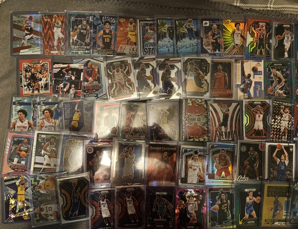 BIG NBA CARD LOT Over 200 Card - RCs / Inserts / Various Years / Sets - Image 2 of 4