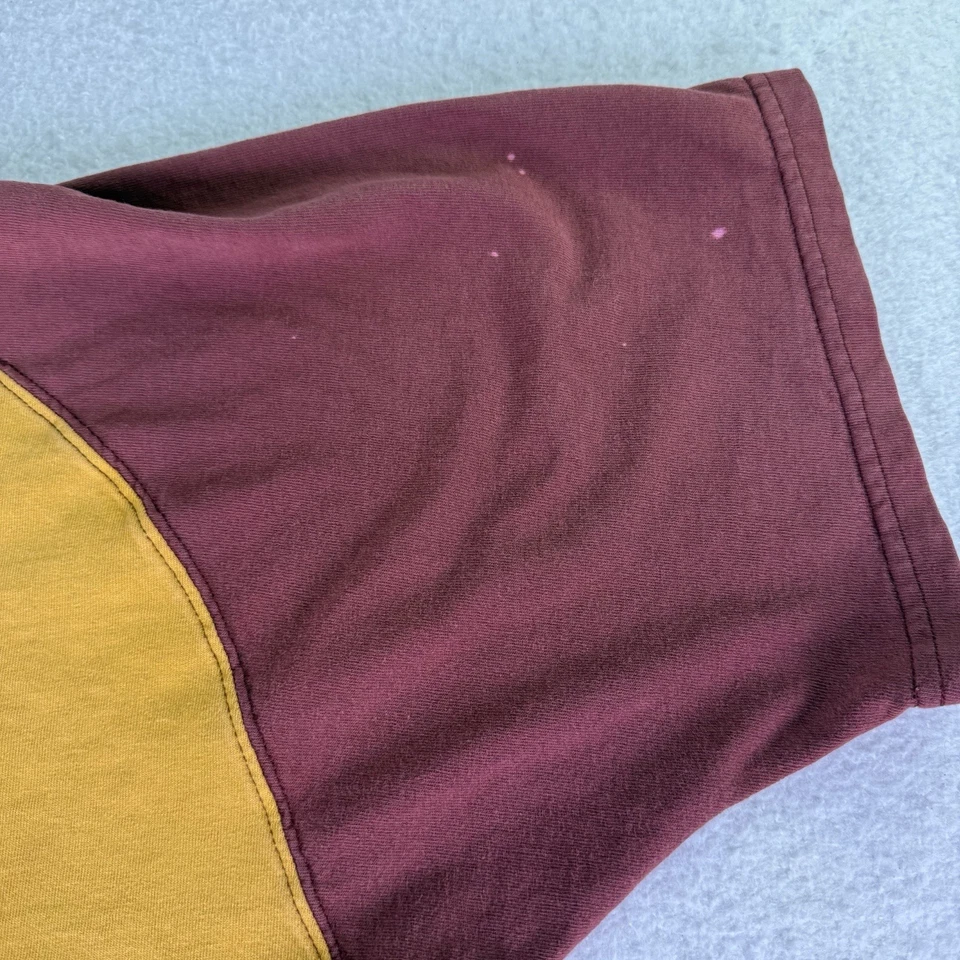 VINTAGE 90s Made In USA Raglan Blank Nike T-Shirt Size L Distressed - Image 2 of 4