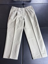 Dockers Pants Mens 36x29 Khaki Pleated Classic Fit Chino Dress Casual Work