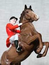 Beswick Rare Rearing Horse & Huntsman by Arthur Gredington no. 868