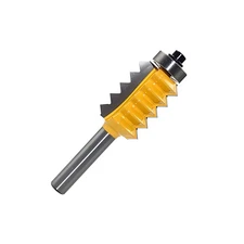 8x22x30 Tungsten Carbide 8mm Shank Joint Router Bit Tongue&Groove V Finger Door