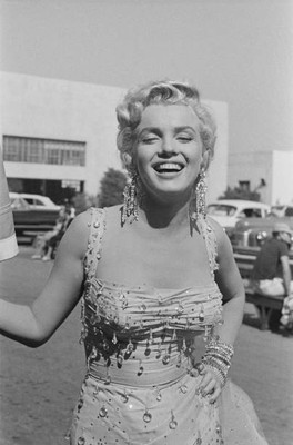 Marilyn Monroe on the set of 'There's No Business Like Show Busine- Old Photo