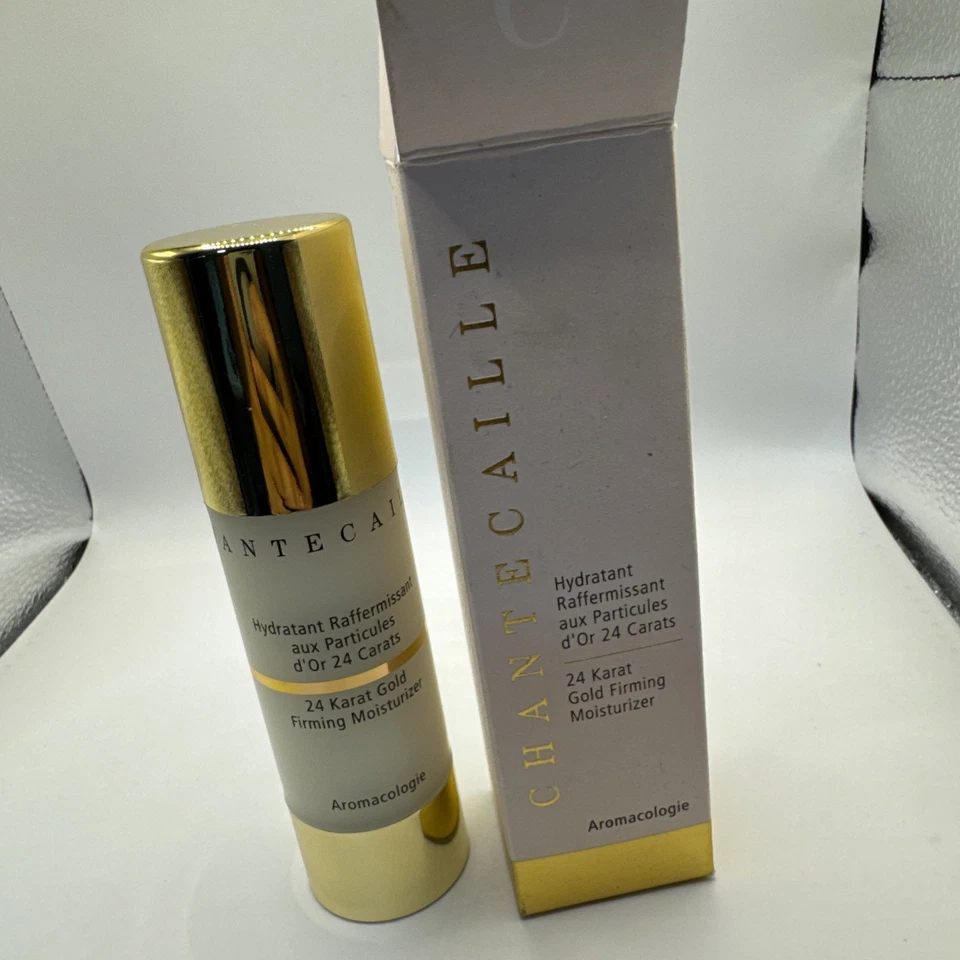 Crema hidratante reafirmante de oro de 24 quilates Chantecaille 50 ml 1,7 fl oz NUEVA Foto 2 de 2