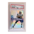 Topps 2002 Own the Game Insert Tom Brady New England Patriots OG7 PSA 8
