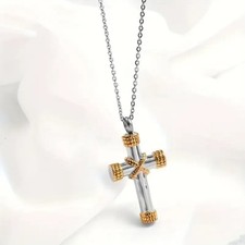 Eternal Faith Cross Pendant   Memorial Souvenir Jewellery Gift