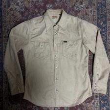 Vintage Ivory Suede Western Shirt by RRL