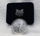 2026 American Silver Eagle BU 1oz. Coin in US Mint Blue Velvet Case with Capsule