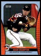 2023 Adam Crampton Choice Minor League Rookie Blue 32/59  Delmarva Shorebirds
