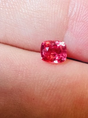 Natural, unheated Burmese hot pink spinel (5x4mm)   US seller