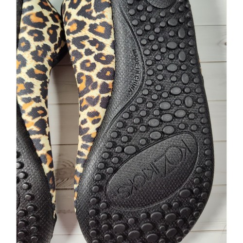 FitKicks Kozikicks Cheetah Leopard Catwalk Slipper Shoes Women US Medium 7-8 - Picture 5 of 8