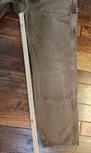 Dickies tan work pants carpenter 38x34 100% Cotton Relaxed Straight Reinforced - Picture 7 of 13