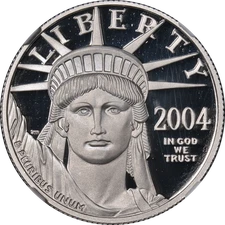 2004-W Platinum American Eagle $50 NGC PF70 Ultra Cameo STOCK